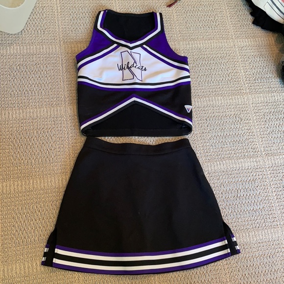 Dresses & Skirts - Vintage Northwestern Cheerleading Outfit